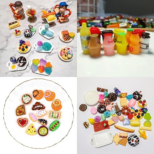 Miniatura 8 de 100 botellas de bebidas en miniatura para alimentos, juguetes, casa de muñecas, juego de cocina, accesorios de fiesta, juguetes, hamburguesas,