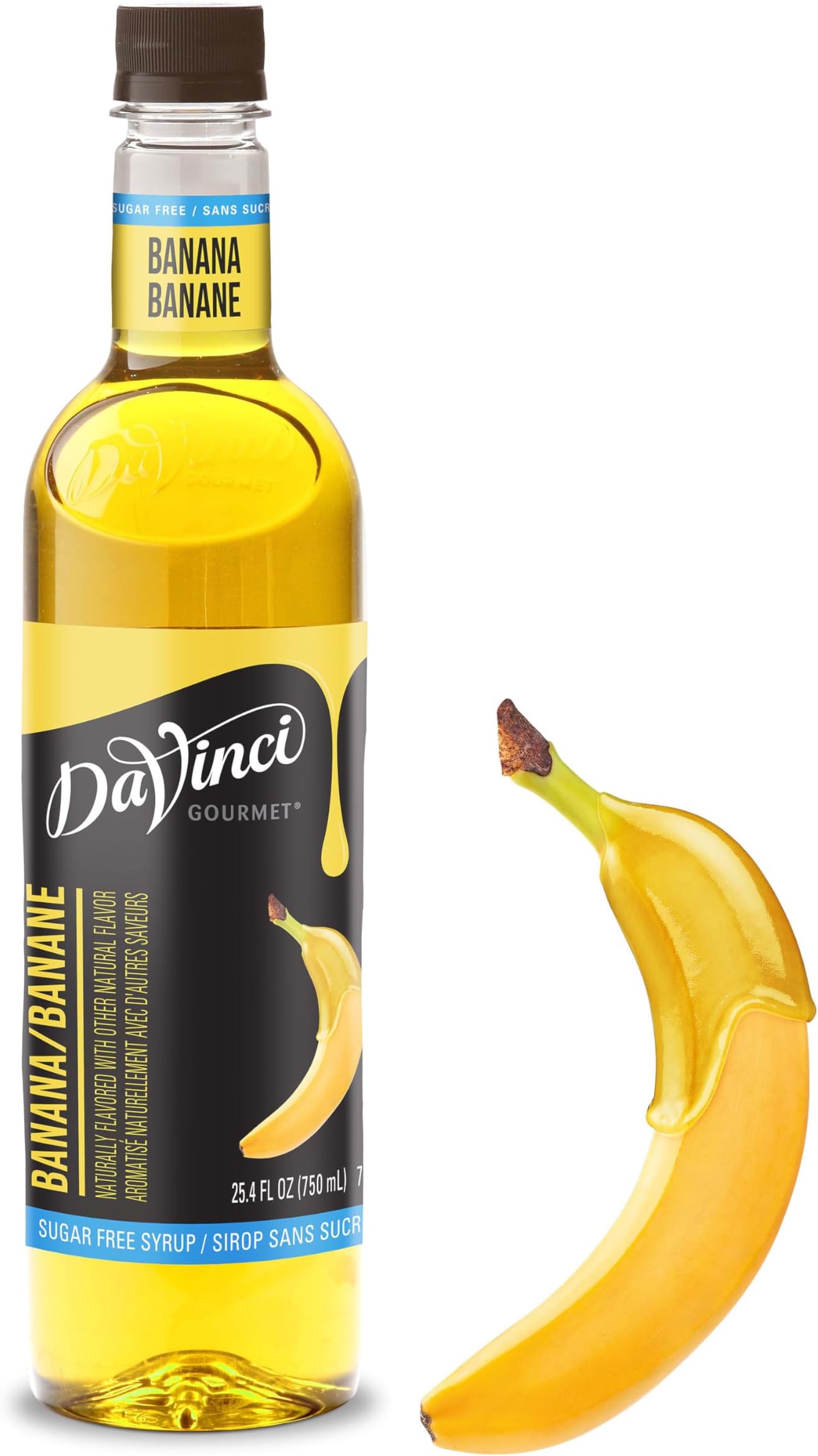 Sugar-Free Banana Syrup, 25.4 Fluid Ounces (Pack of 1)