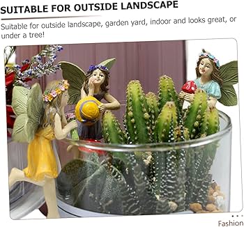 妖精と花のオーナメントとテーブルセット 妖精と花のオーナメントと