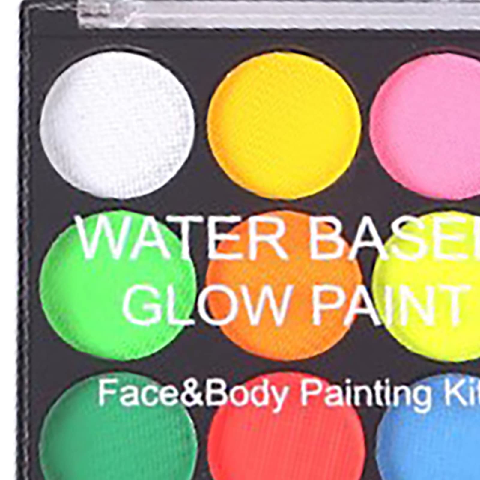 Paleta de Pintura Fluorescente para el Rostro y el Cuerpo, 15
