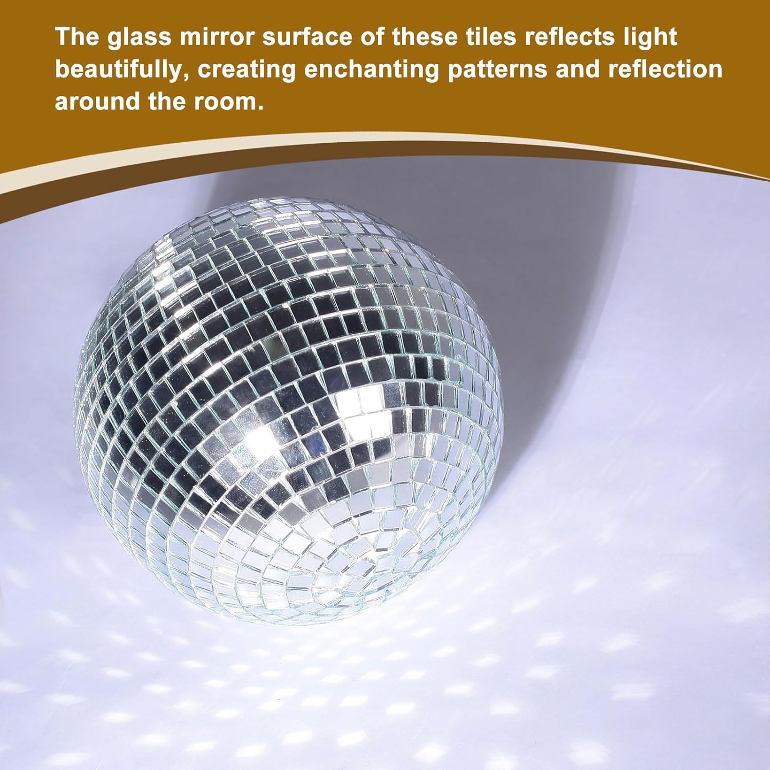 MECCANIXITY 12000 PCS Glass Mirrors Disco Ball Tiles Self-Adhesive Wine Red Mirror Mosaic Tiles 5 x 5mm for Disco Ball, DIY Craft, KTV Decoration 25 Sheet