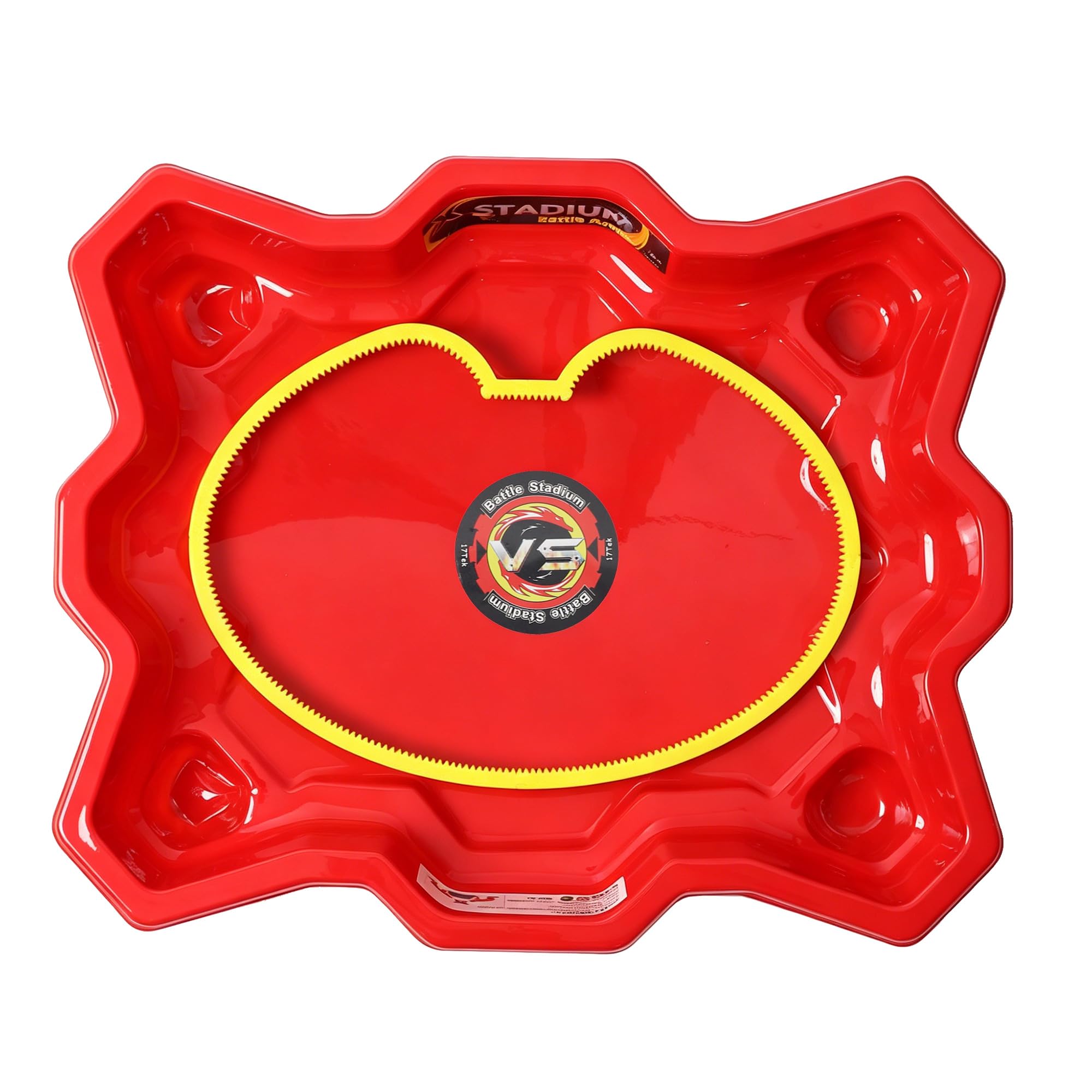 Photo 1 of 17Tek X Stadium Battle Arena Training Ground for Spinning-Top Toys Battle Game(Red)