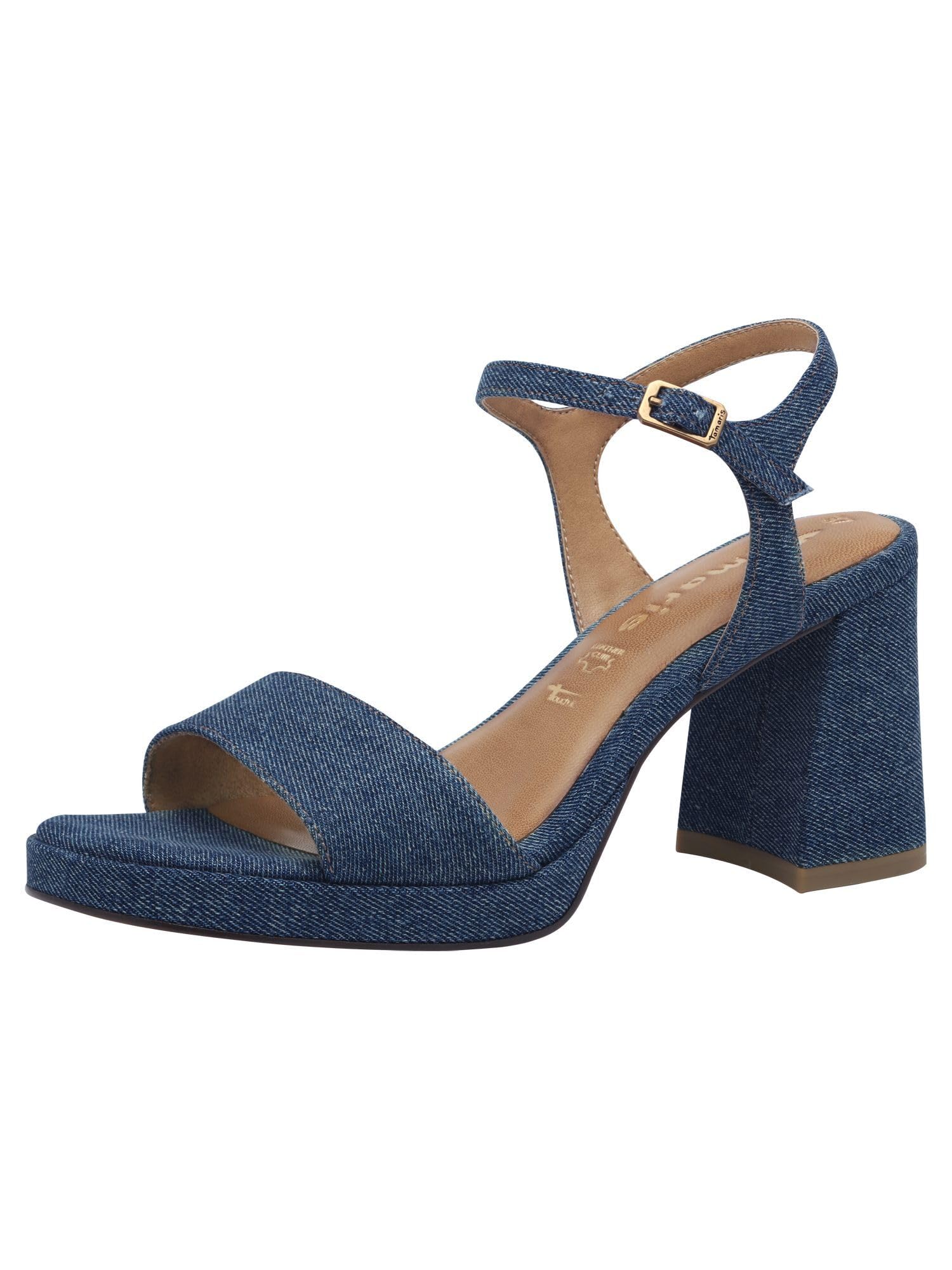 Tamaris Women's Elegant Sandals, denim, 7.5 UK