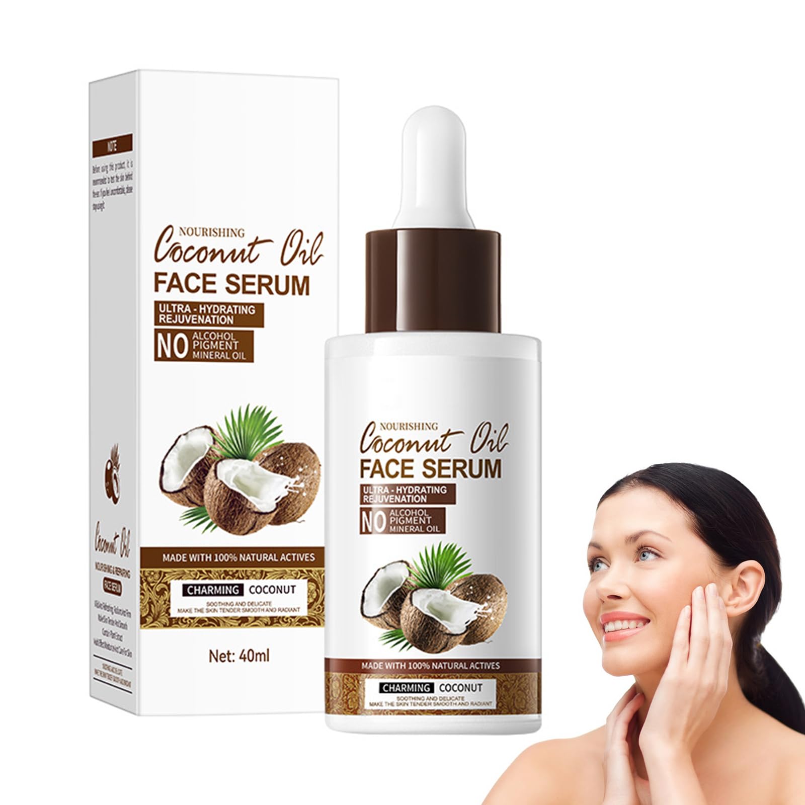 Coconut Oil Intensive Serum Coconut Oil Miracle Cream Anti-Wrinkle & Moisture Boost