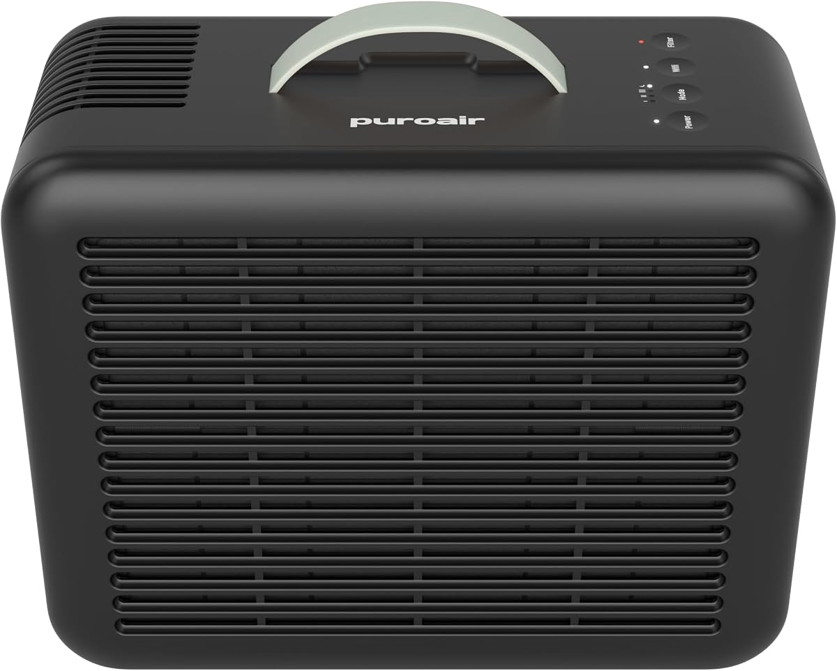 100i Smart HEPA Air Purifiers for Bedroom Home Pets - 550 Ft² (1PK) | Small Portable 3-Layer Air Filter with CarbonTech for Smoke, Odor, Allergies is 500X Stronger - Wifi App Control, Sleep Mode