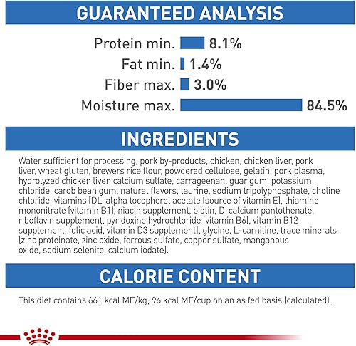 Miniatura 6 de Royal Canin Feline Weight Care Loaf in Sauce Alimento húmedo enlatado para gatos adultos, lata de 5.1 onzas (24 unidades)