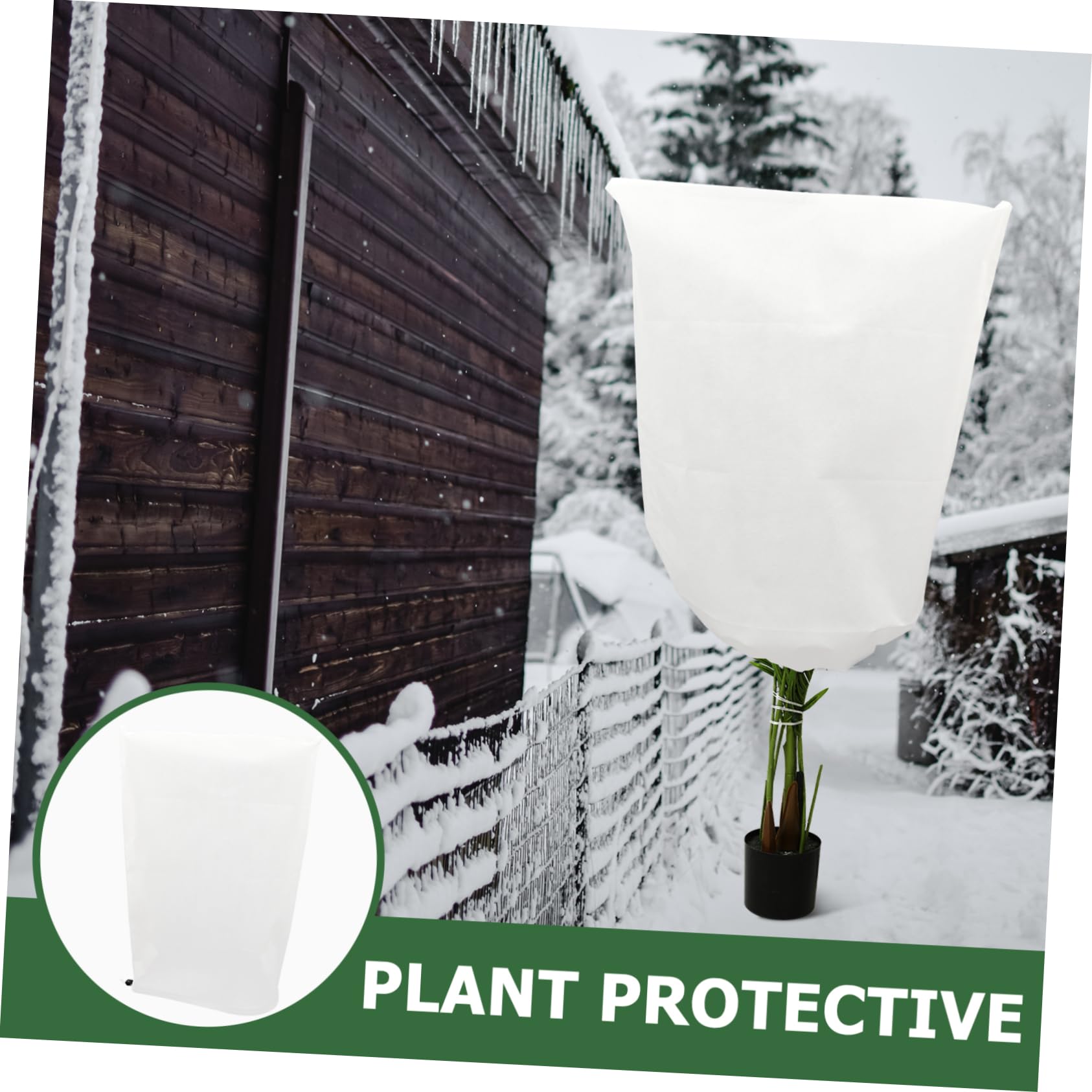 ibasenice 3 Set Copripiante Antigelo Protettivi per Piante Non con Chiusura Protezione per Coltivazioni 2 Pezzi * 3