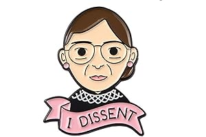 RBG 'I Dissent' Brooch Pin: A Symbol of Feminism, Equality, and Social Justice