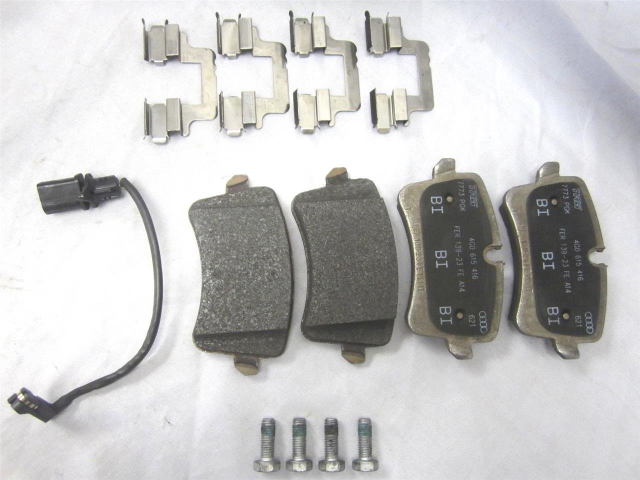 Amazon.com: 2013-2014 OEM Audi A6 A7 S6 S7 Rear RH & LH Brake Pads 