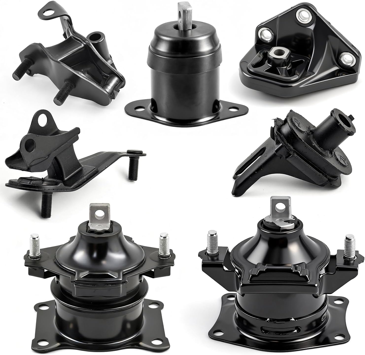 Engine Motor Mount & Trans Mount Replacement for Honda Acura TSX L4 2.4L 2004 2005 2006 2007 2008,Engine Mount Set of 7 Replaces OE#A4526HY A4517 A4516 A4510 A4509 A4544 A4591