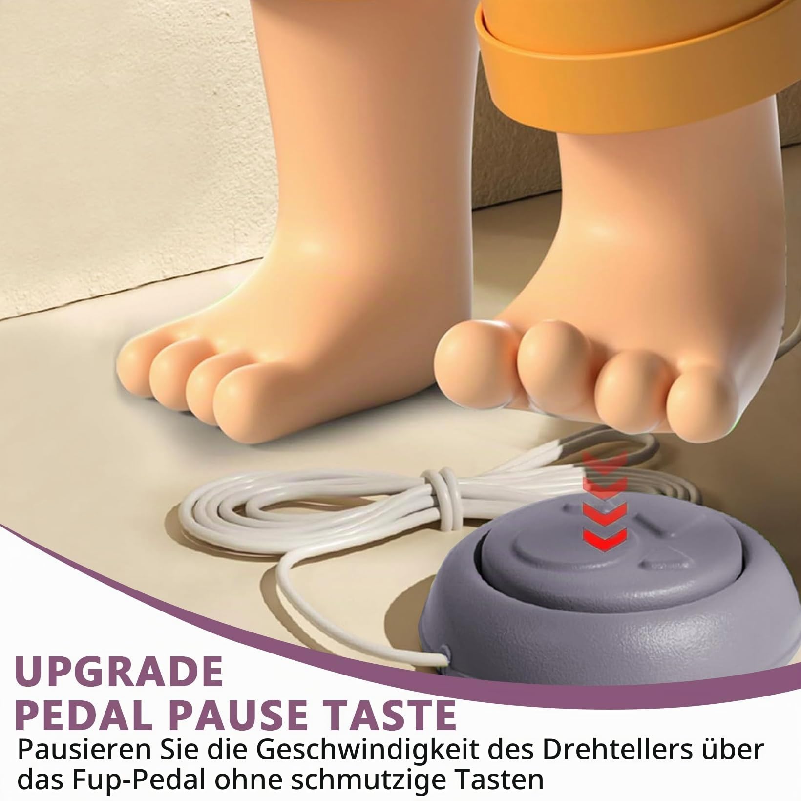 Töpferscheibe Elektrisch, 0–200 R/min stufenlos regulierbar Mini töpferscheibe, 12cm Aluminium-Drehteller, mit Fußpedal-Pause, Komplettset für Erwachsene & Anfänger, DIY Keramik