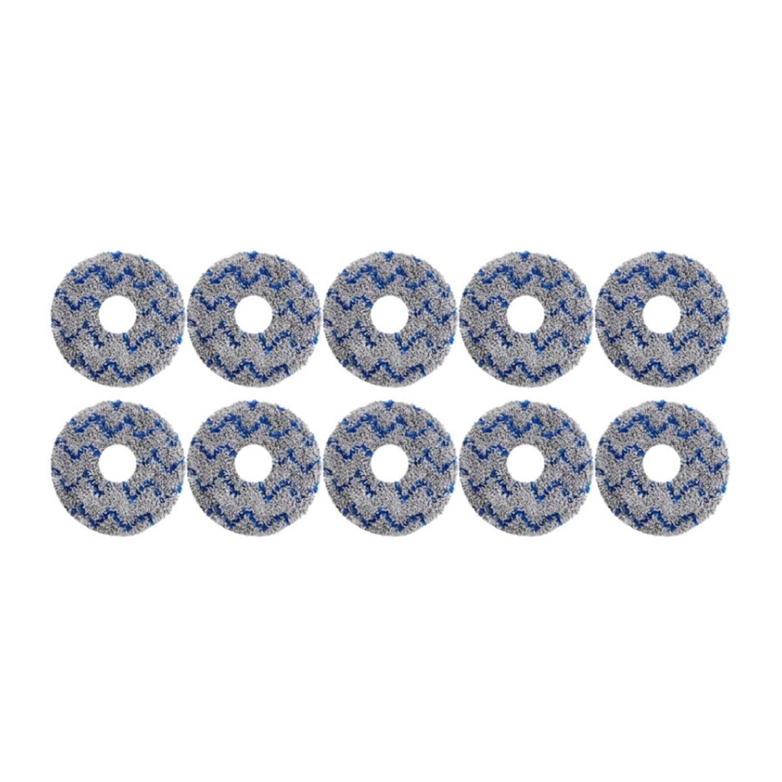 Ouncu 10 Pcs Mop Assembly White Velcro Mop Cloth Holder,Mop,Compatible For Eureka J12 Ultra Vacuum Cleaner Parts(10 Pcs Mop)