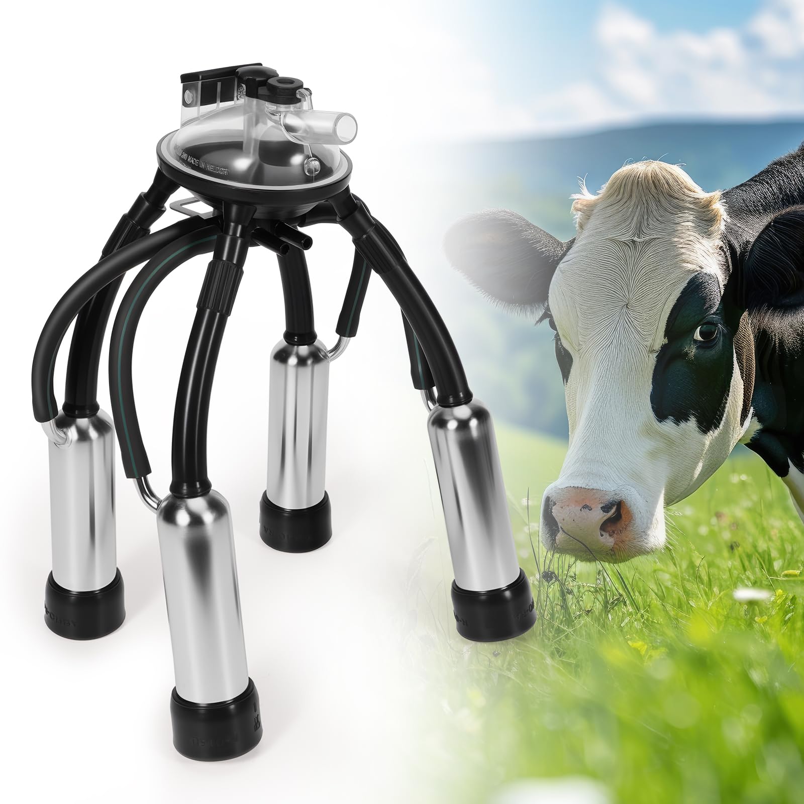 Photo 1 of Kozlira Cow Milking Cluster with 4 Teat Cups