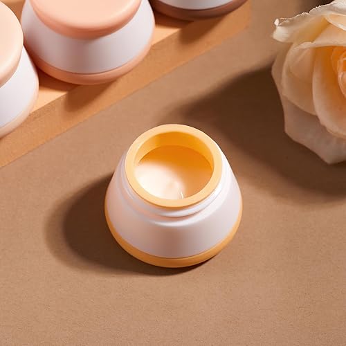 Miniatura 5 de INSFIT Contenedores de viaje para artículos de tocador, tarros de crema de silicona aprobados por la TSA, recipientes de tamaño de viaje con tapas,