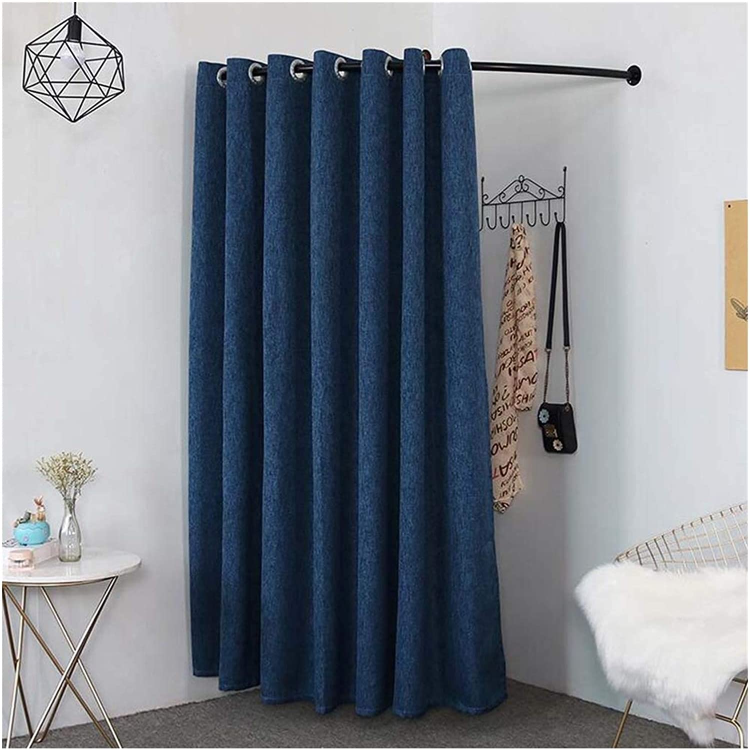 Cabine d'essayage anti-regards et vestiaire de protection de la vie privée bleu 100x100