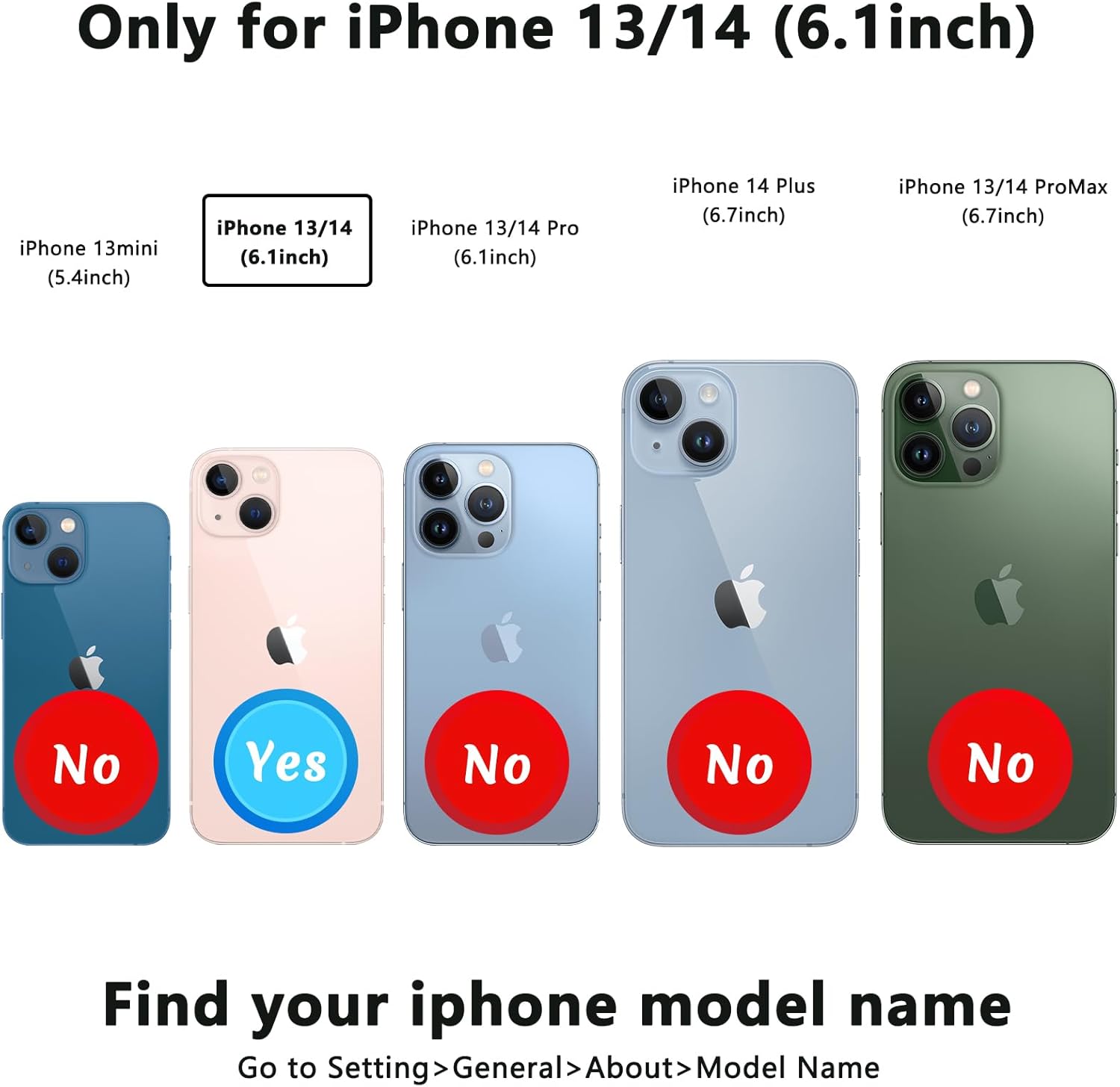 TopPerfekt Flip Leather Wallet Case Card Holder Compatible with iPhone 13 and 14 6.1" Women and Girls with Card Holder Kickstand Double Magnetic Clasp Floral Pattern - Image 2