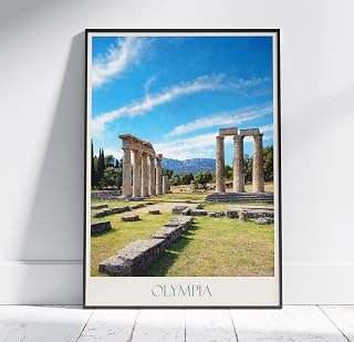 Olympia Travel Print, Greece Travel Poster, Wall Art Home Decor Vacation Poster Olympia Greece Print Wall Decor Home Vacation,16