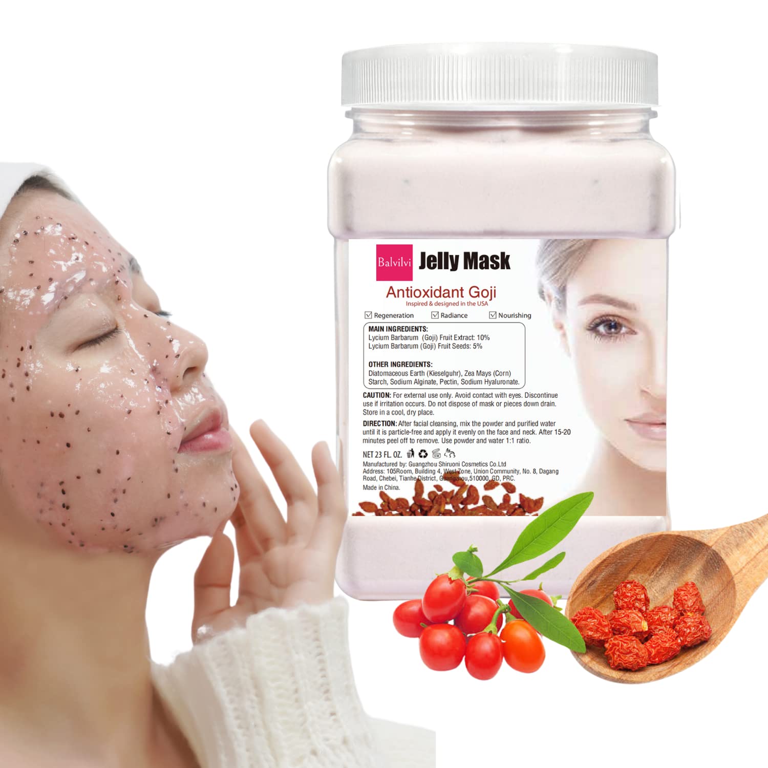 Amazon.com : Balvilvi Jelly Mask for Skin Care - Goji Gel Face