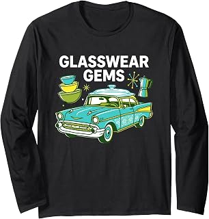 Vintage Car Camping Classic Enthusiast Trip Lover Retro Camp Long Sleeve T-Shirt