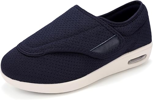 Miniatura 7 de Zapatillas de senderismo para hombre con 3 pares de plantillas de repuesto, alivio del dolor de pies y talón, anchos extendidos, mejor fascitis