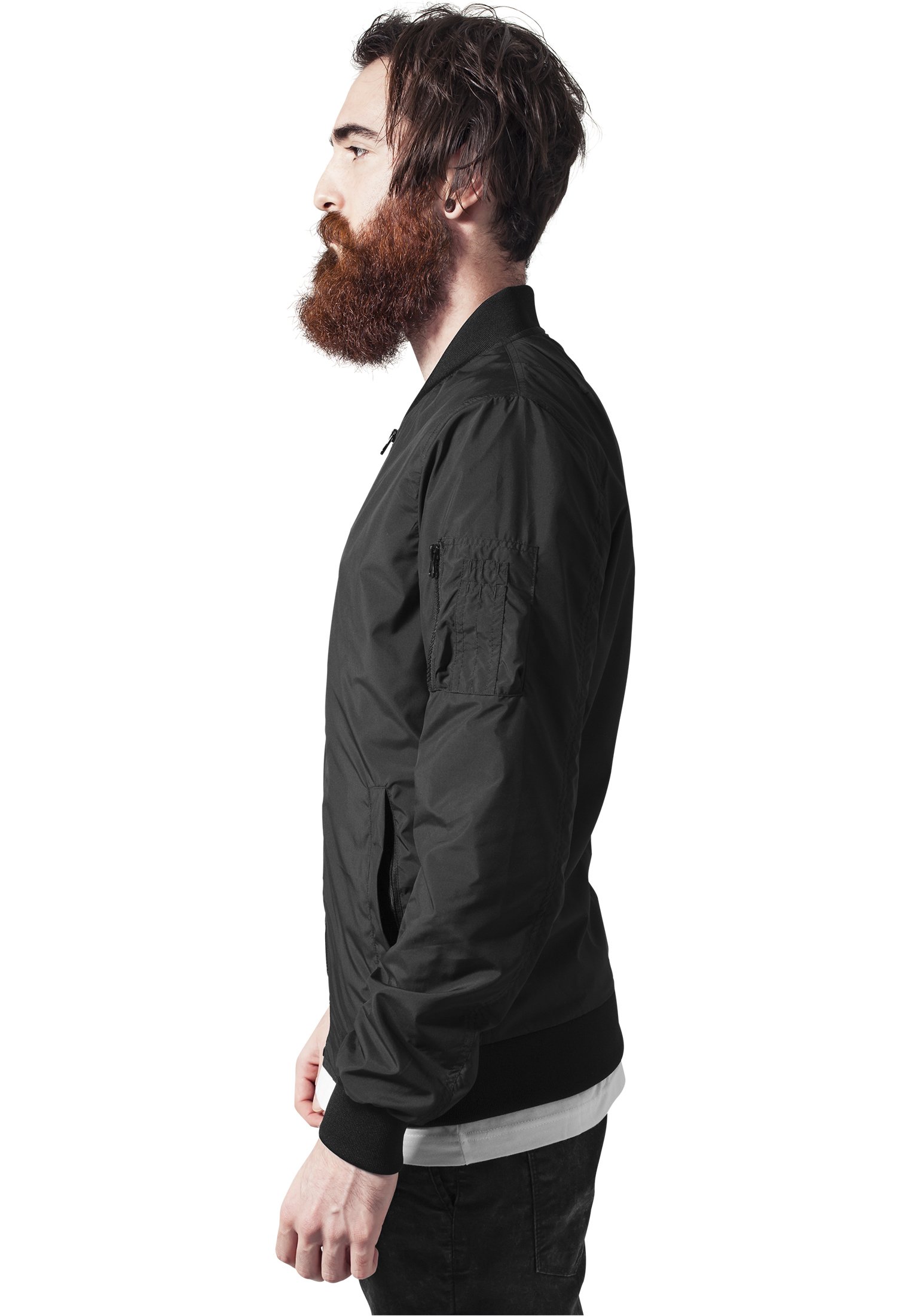 Urban Classics Basic Bomber Jacket, Giacca Uomo, Burgundy, S Urban Classics Basic Bomber Jacket, Giacca Uomo, Burgundy, S