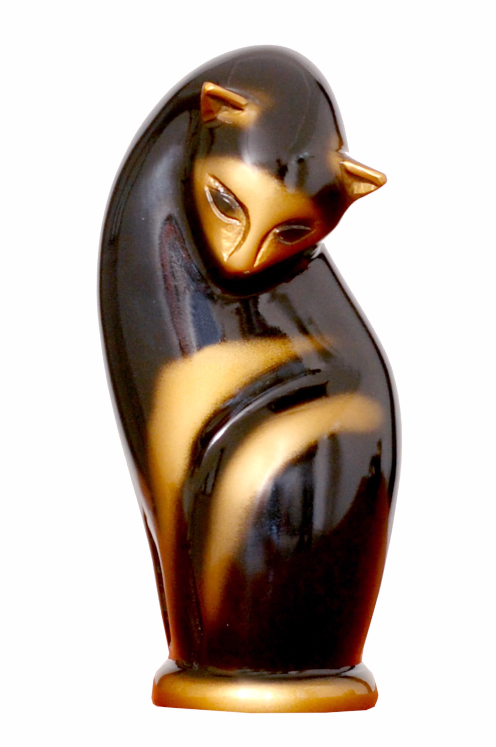 Royal Rapture Cat Kitty Figurine Pet Urn For Ashes Cremation Funeral Memorial Love Urns decorative|Alloy|(Bronze Cat, 9") RCM03-04