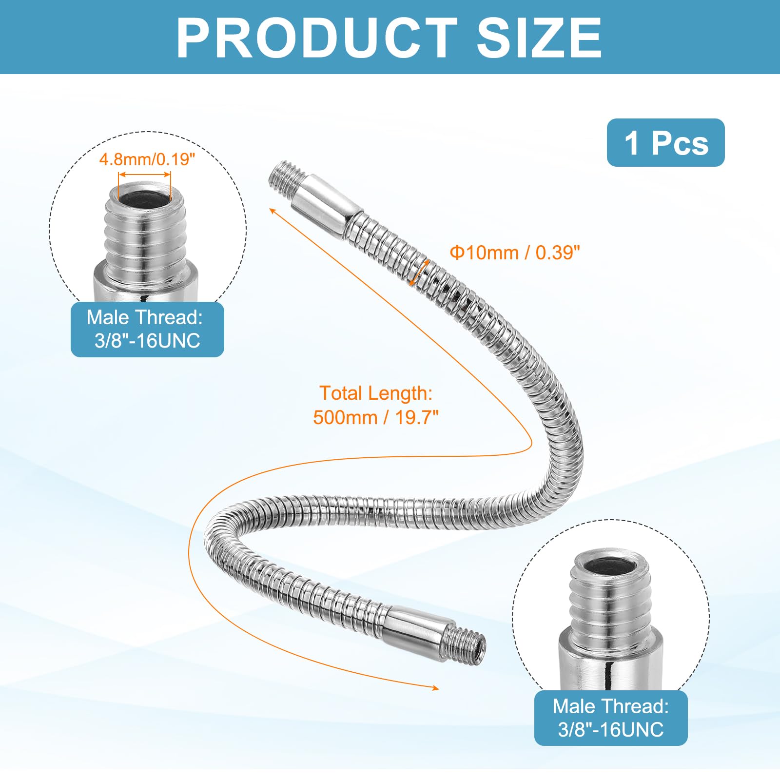 PATIKIL 20" Gooseneck Tube - Image 2