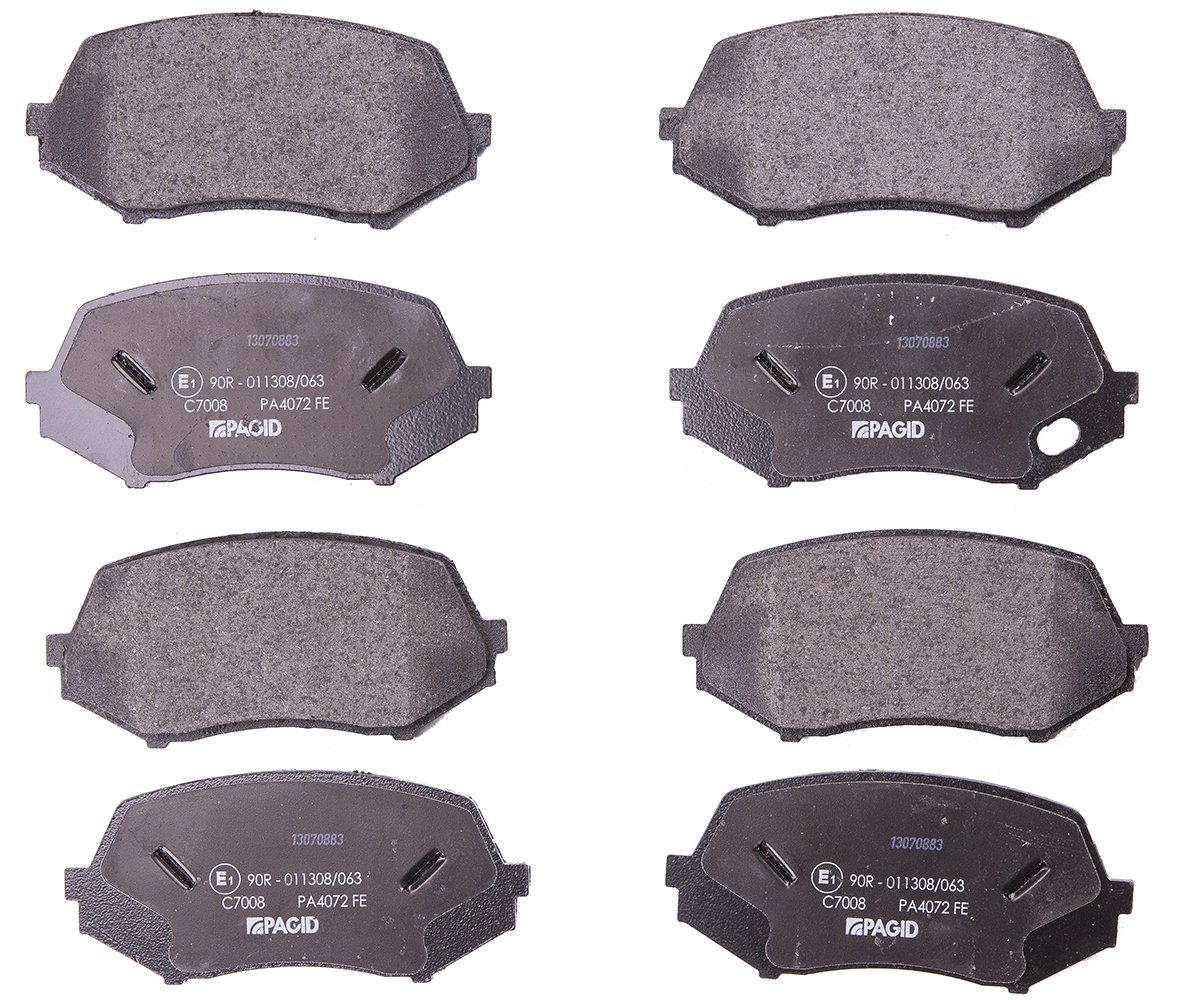 Hella 8DB 355 005-591 Kit Pastiglie Freno Predisposto Per Contatto Segnalazione Usura C7008 Per Es. Mitsubishi-image