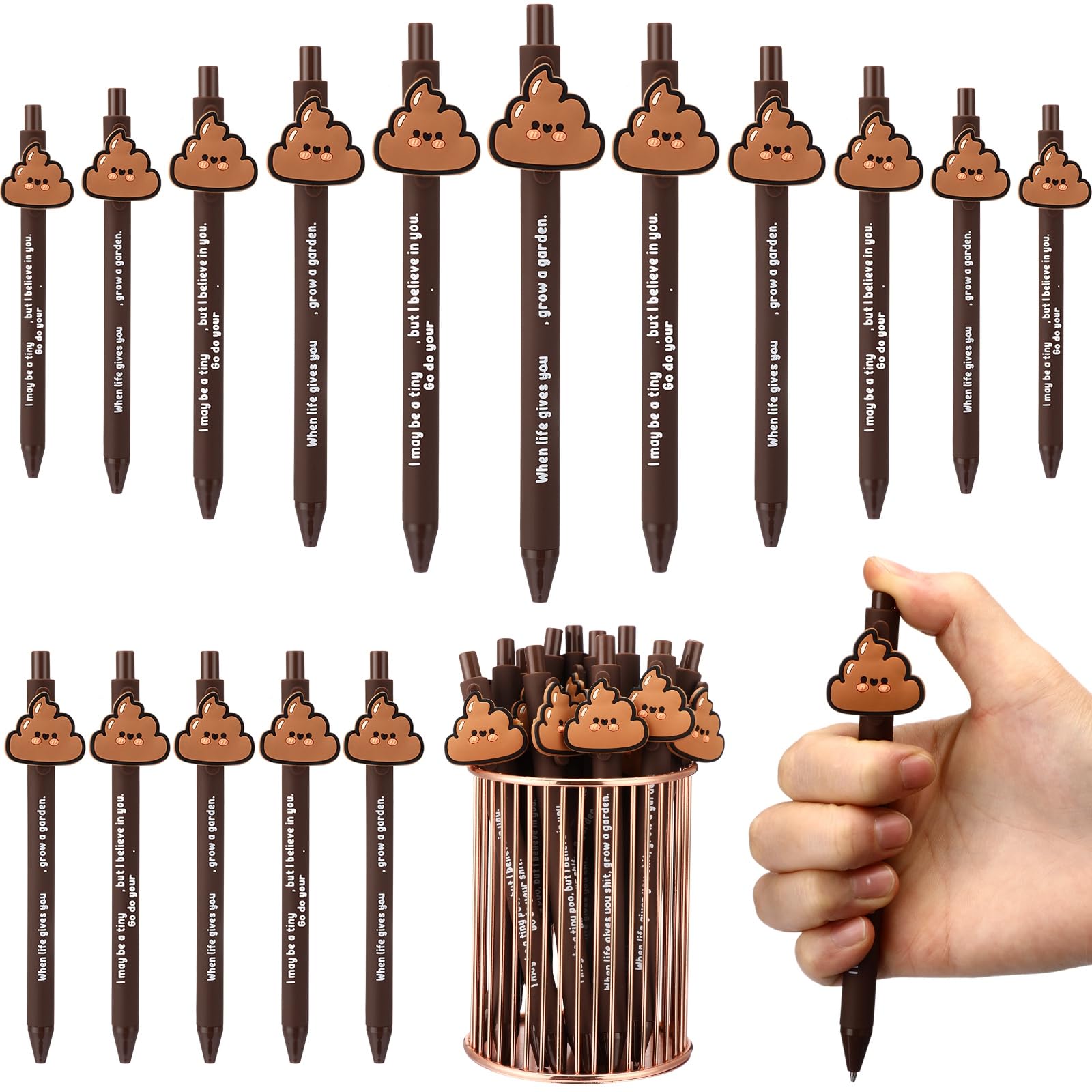 MotiMind 30 Pcs Valentine Day Inspirational Positive Pens Bulk Employees Appreciation Gifts Affirmation Motivational Quote Pens for Coworker Team