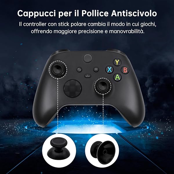 Mcbazel Levette Analogiche per Xbox Series X/S Joystick, Analogici Thumbstick per Xbox One, Xbox One X/S, Xbox Elite Controller - 2