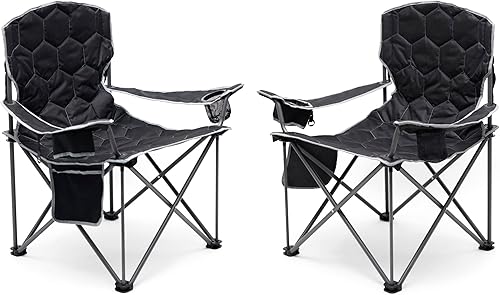 SUNNYFEEL Silla de campamento XXL de gran tamaño, resistente, 500 libras, para personas grandes y altas de más de 6 pies 4 pulgadas, acolchada, SUNNYFEEL Silla de campamento XXL de gran tamaño, resistente, 500 libras, para personas grandes y altas de más de 6 pies 4 pulgadas, acolchada,