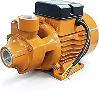 Bomba Periférica, Bomba d'Água Periférica 1HP 110V/60Hz - 45L/min, Altura 50m, Proteção Térmica, IP44 - Bomba de Água para Casa, Jardim e Piscina