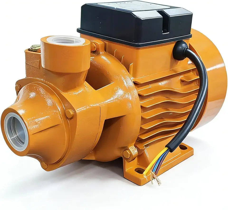 Bomba Periférica, Bomba d'Água Periférica 1HP 110V/60Hz - 45L/min, Altura 50m, Proteção Térmica, IP44 - Bomba de Água para Casa, Jardim e Piscina