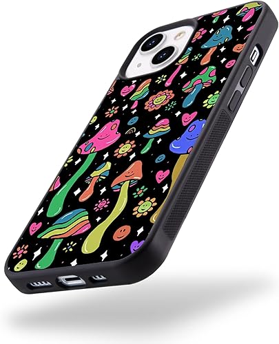 Miniatura 2 de Linda funda de teléfono Mushroon para iPhone 12iPhone 12 Pro, funda de hongos TPU a prueba de golpes, funda protectora femenina para teléfono con
