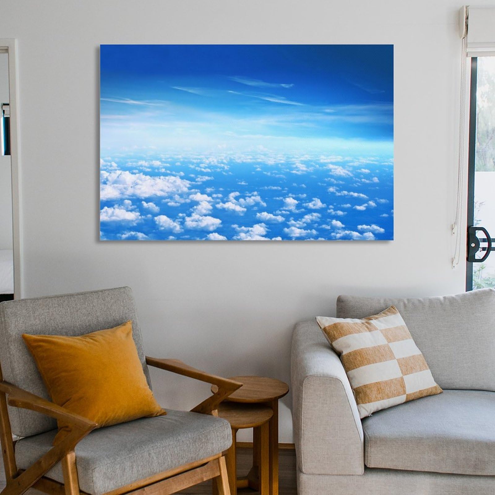 Blue Sky 写真作品 アート インテリア Amazon.co.jp: 美しい雲、青い空、白い雲 の 写真 絵画 インテリア