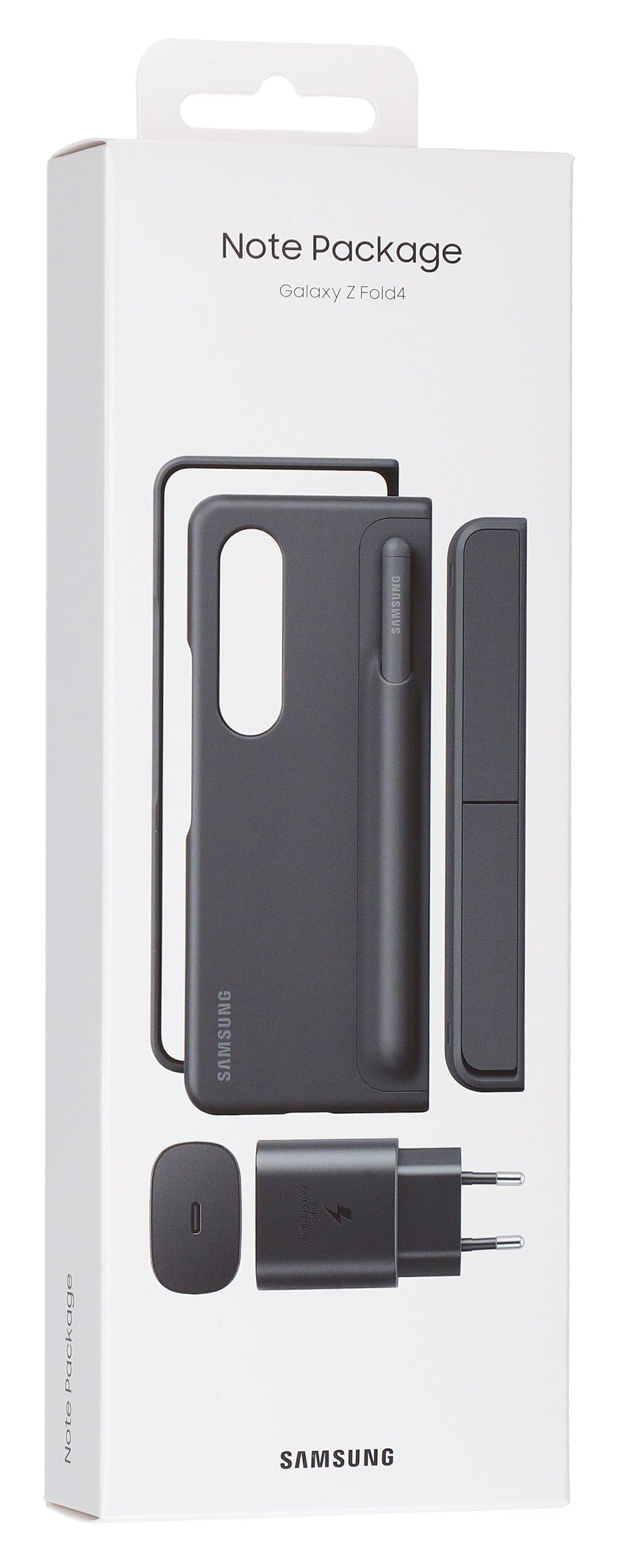 Samsung Note Pack Coque + S Pen + Base Secteur 25W Galaxy Z FOLD4 Noir