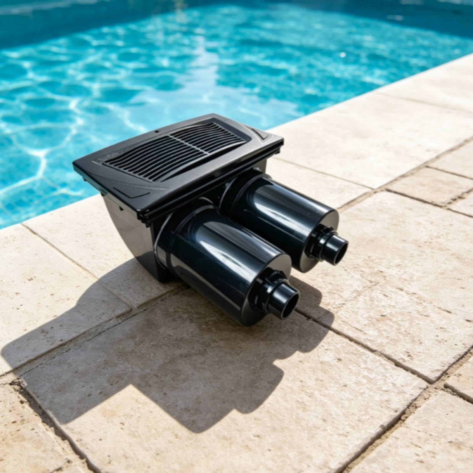 Cartuccia Filtrante Lavabile Resistente Cartuccia Filtrante Trasparente Filtro in Schiuma Piscina per Vasca da Bagno, Doppio Filtro