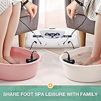 Vista 3 de Ionic Foot Bath Detox Machine, Foot Detox Mahcine SPA for 2 Users with MP3 Music Player, Including 2 Earphones, 2 Wrist Straps, 2 Arrays, 5 Foot