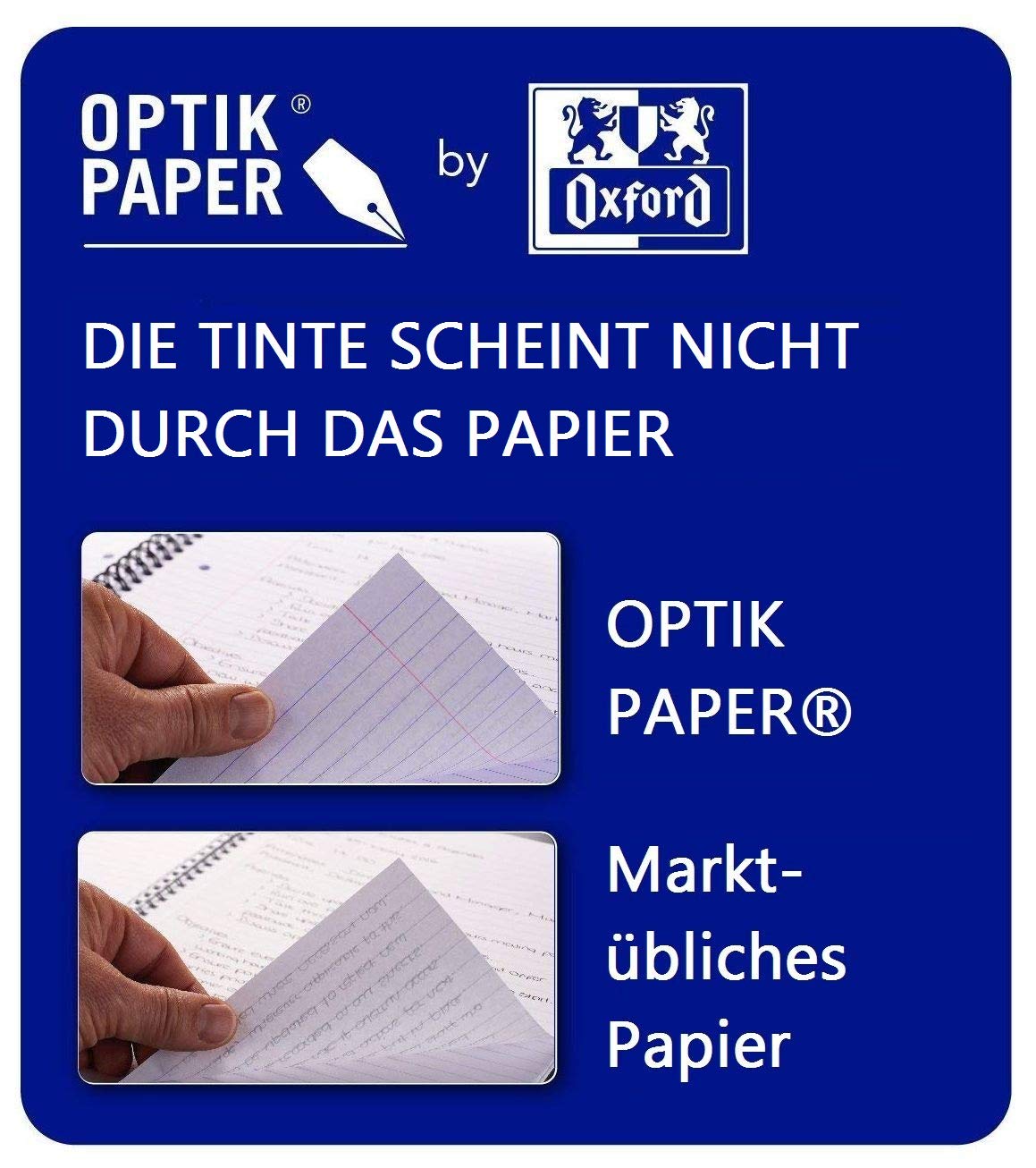 Oxford School Notepad A4 Lined 80 Sheets Orange Pack of 5