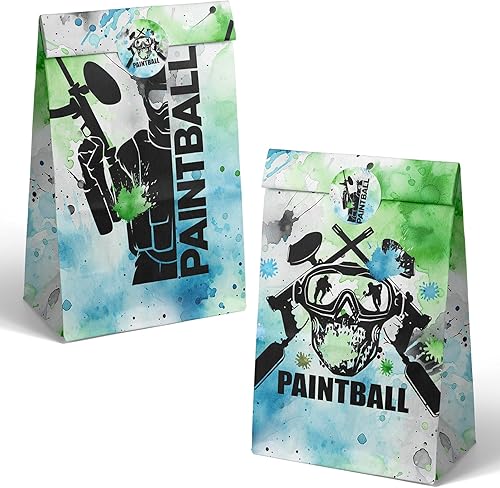Miniatura 2 de Outego Bolsas de paintball para fiesta, bolsas de paintball, regalos de fiesta de paintball para niños, suministros de fiesta de cumpleaños