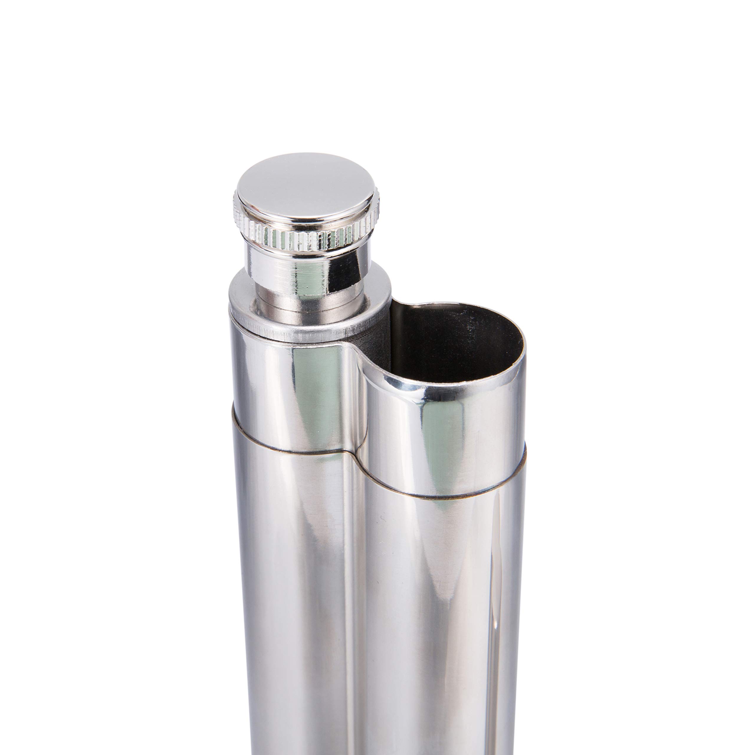 4 oz 6 oz 7 oz Stainless Steel Hip Flask Black PU ... - Vicedeal