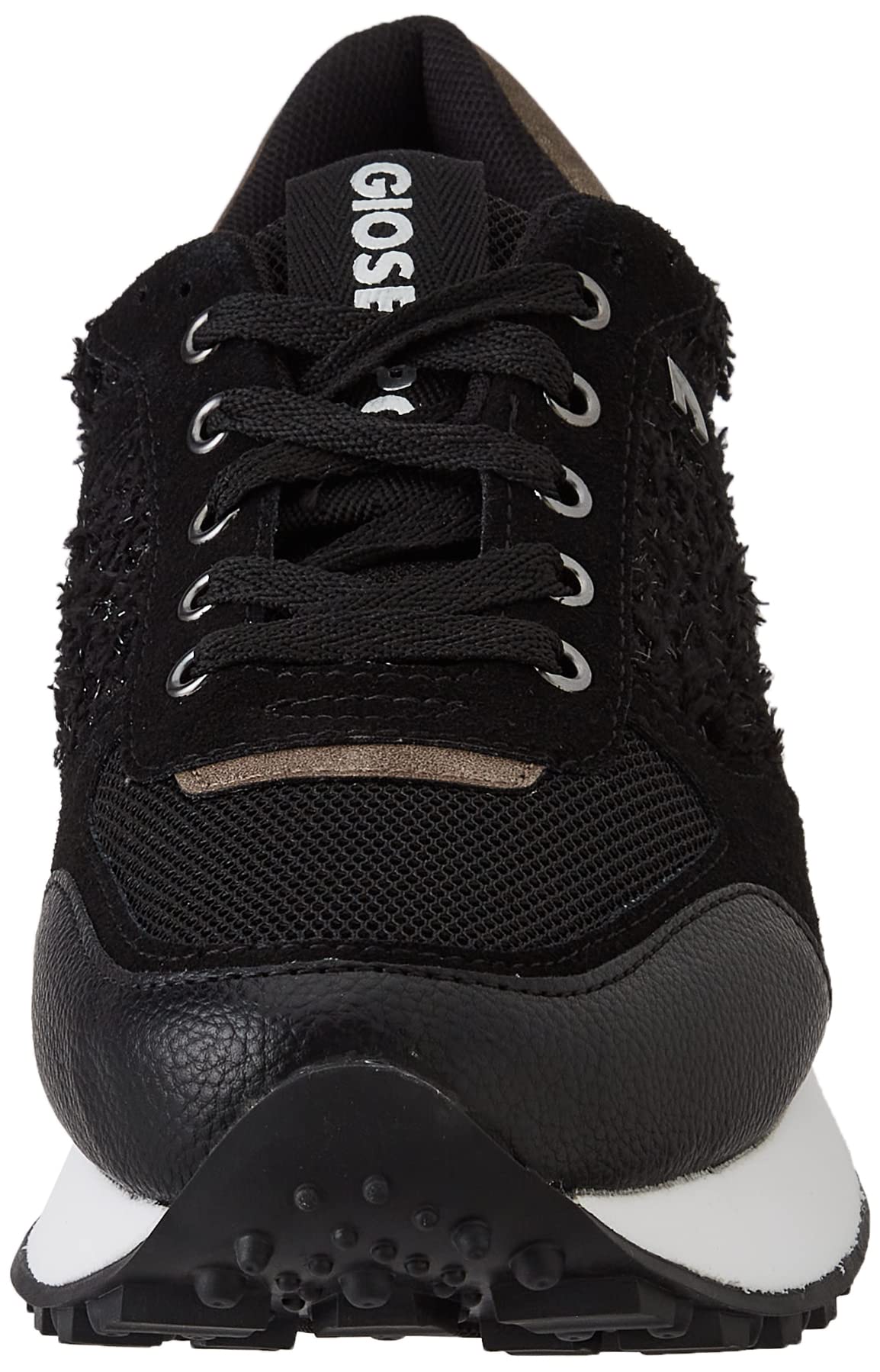 Sneakers Monocolor Off-White con Brillo para Mujer binsfeld