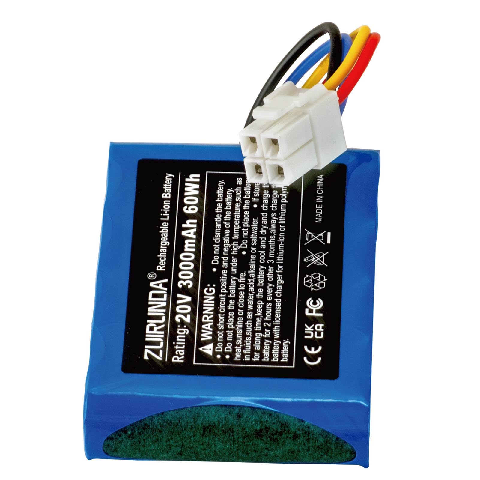 Batteria Litio 20V 3000mAh Per Worx Landroid - Ricambio Per Robot Tagliaerba Serie S E WR - Foto 9