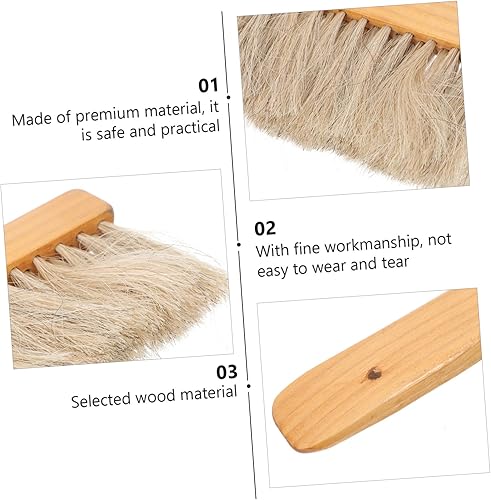 Miniatura 5 de SUPVOX Cepillo de abeja resistente con mango de madera para apicultores para mantenimiento de colmenas