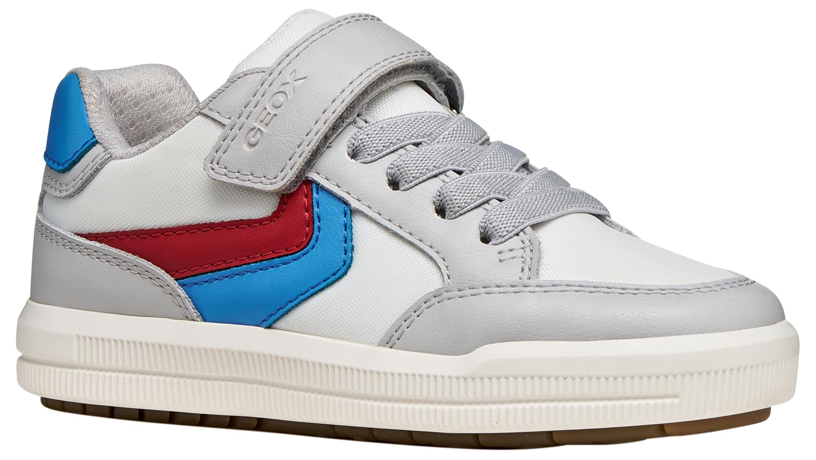 Geox J Arzach Boy A Trainers, White/Pearl, 36 EU