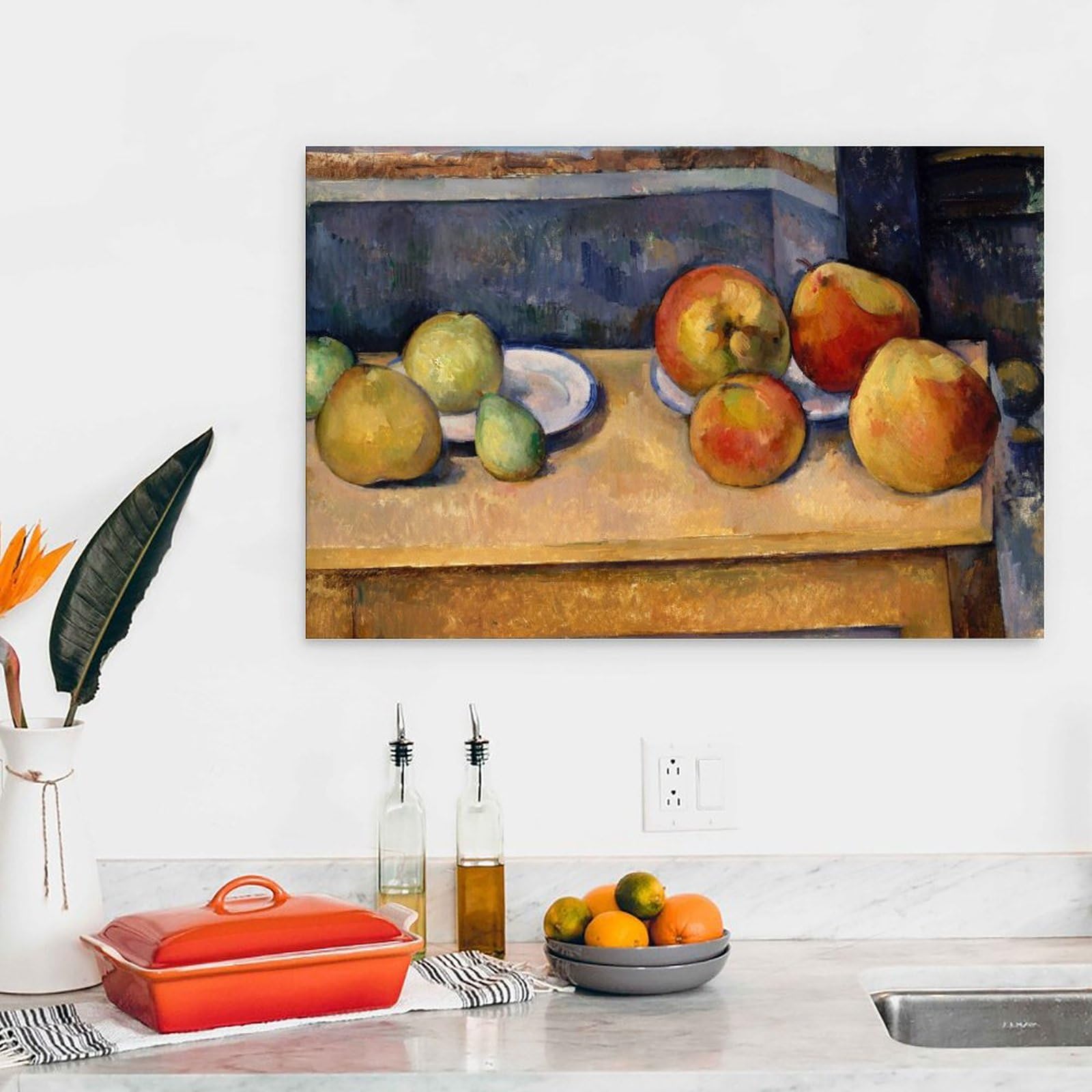Amazon.co.jp: 『リンゴと梨の静物画』Paul Cézanne ポール・セザンヌ