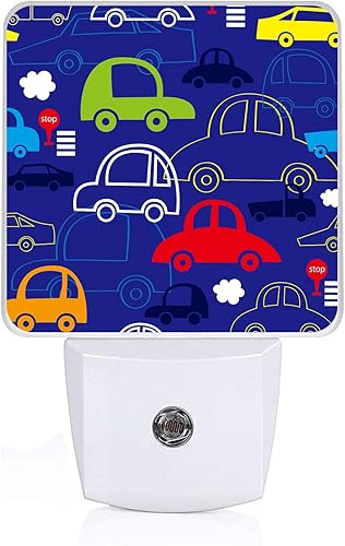 Miniatura 15 de Luz nocturna retro de los años 70, lámpara nocturna retro de flores de margaritas con sensor de atardecer a amanecer, lámpara LED de 0.5 W de