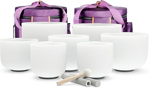 TOPFUND - Cuencos de cristal para crear notas de sonido