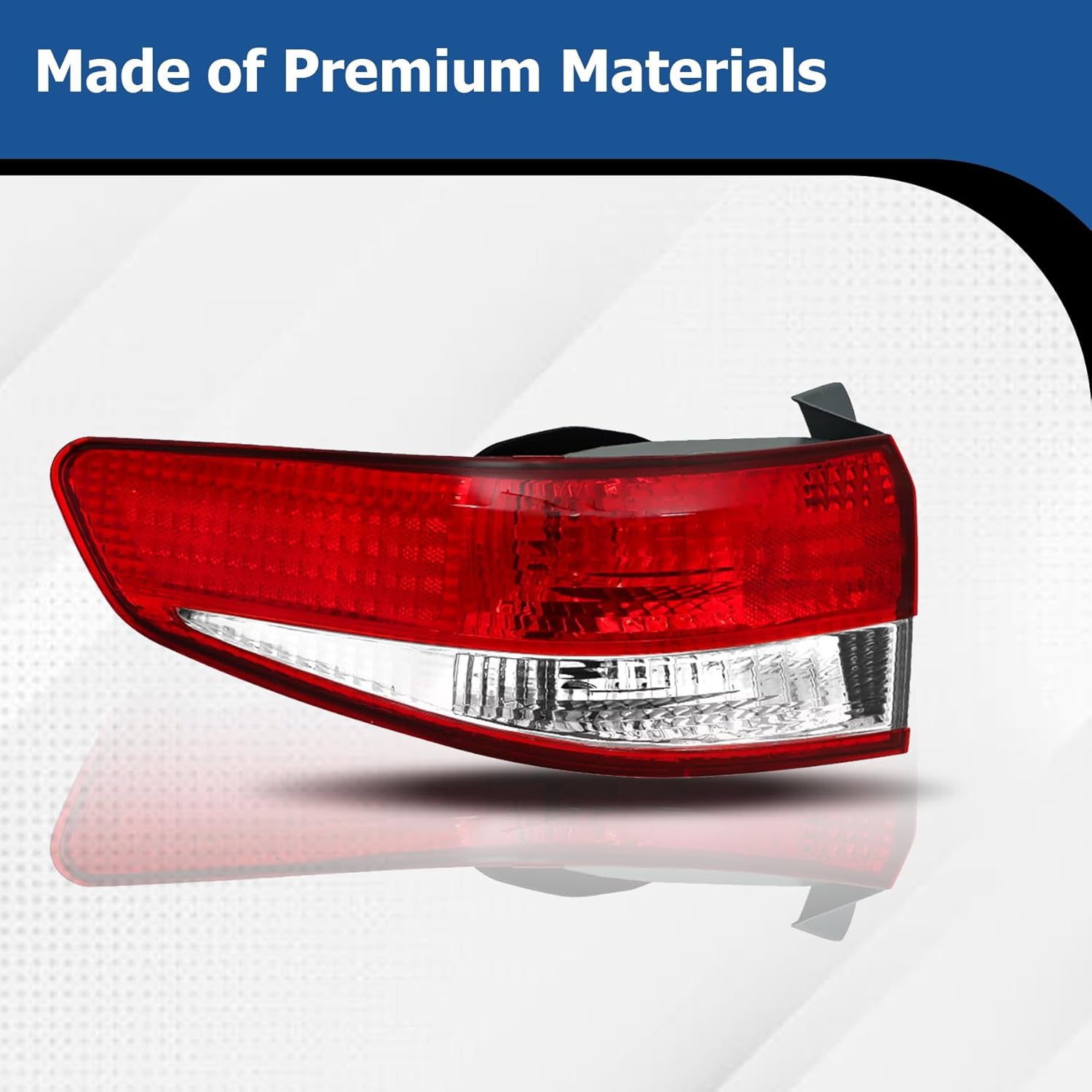 WFLNHB LH Tail Light Replacement for Honda Accord 2003 2004 Rear Brake Lamp Assembly HO2800148 Driver Side