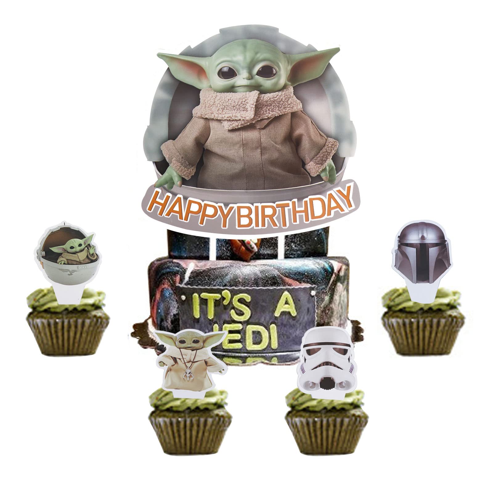 25 Décorations De Gâteau Enfants – En Carton Alimentaire, Pour Anniversaire Ou Fête à Thème - 2